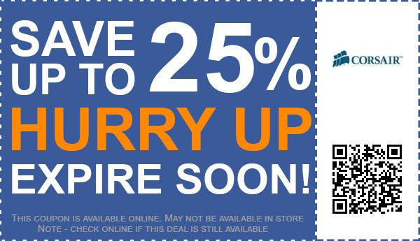 Corsair Coupons 75 Off Coupon Promo Code May 2017