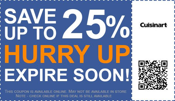Cuisinart Coupons June 2017 Coupon Promo Codes