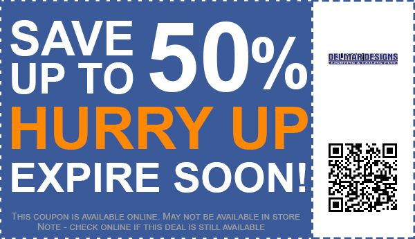 Del Mar Fans Lighting Coupons June 2017 Coupon Promo Codes
