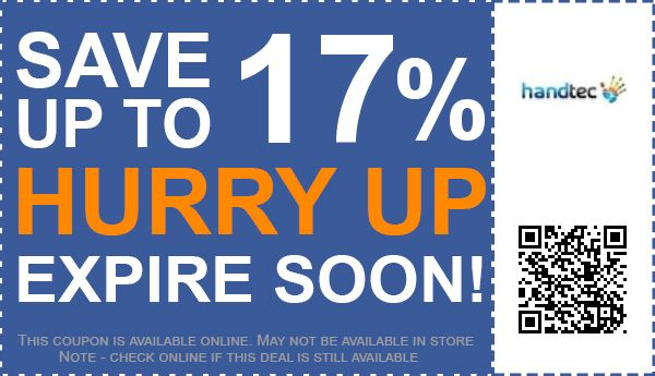 Handtec Coupons 17 Off Coupon Promo Code April 2017