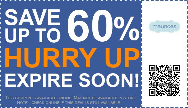 Maurices coupon codes