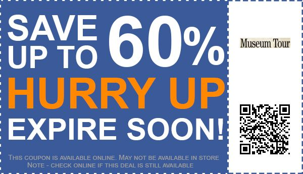 Museum Tour Coupons: 20% off Coupon, Promo Code 2016