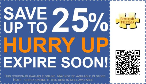 Portrait Puzzles Coupons 15 Off Promo Code June 2017