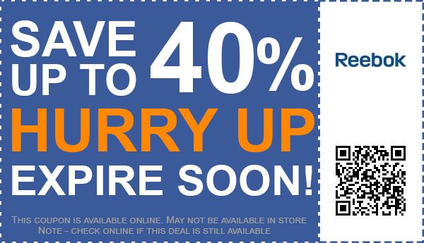 reebok online discount coupons - 50 