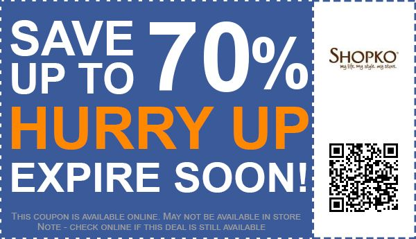 Shopko coupon codes