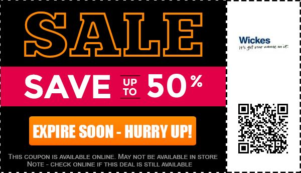 Wickes discount coupons