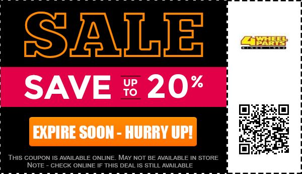 4 wheel parts coupon codes