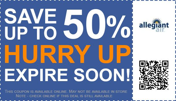 40% Off Allegiant Promo Codes & Coupons for July 2019