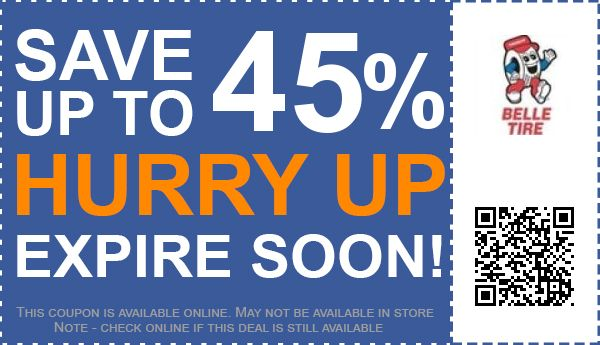 Belle Tire Coupon Code For Tires