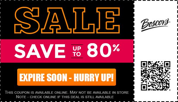 80 Off Boscovs Coupons Promo Codes Free Shipping August 2018