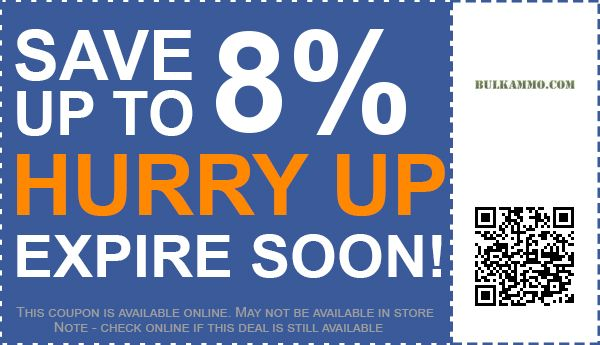 Bulkammo Coupons: 8% off Coupon, Promo Code October 2017