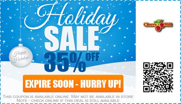 Up to $3 off Cherry Hill Coupon, Promo Code for March 2018