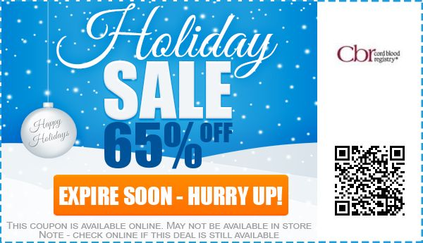 Cord Blood Registry Coupons Apr 2021 Coupon Promo Codes