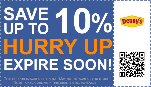 17 Dennys Brands Coupons, Vouchers - Feb 2021