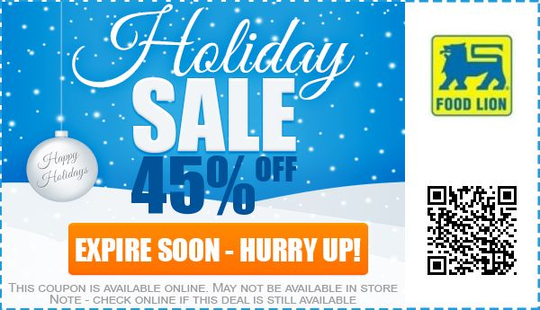 Food Lion Coupons ($15 Discount) - May 2021