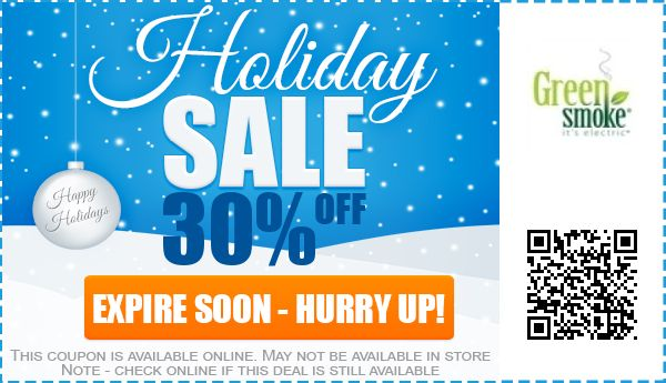 Greensmoke com coupon code