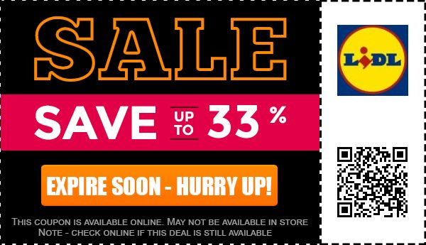30% Off Lidl UK Vouchers &amp; Coupons for March 2018