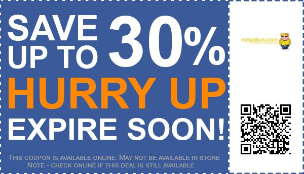Megabus coupon code