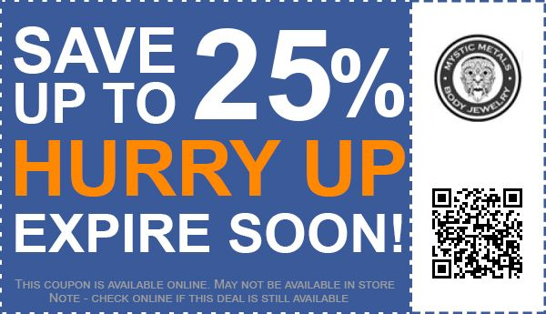 55 Off Mystic Metals Coupon Promo Code Mar 2021