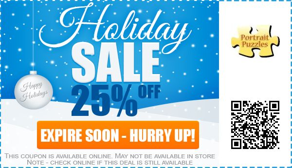 Up To 15 Off Portrait Puzzles Coupon Promo Code For February 2018