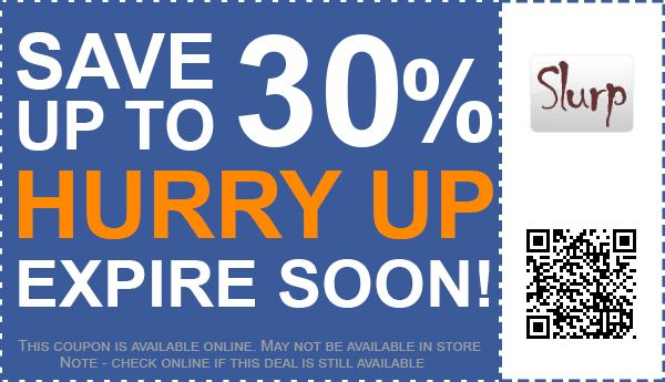 Slurp co uk Coupons 30 Off Coupon Promo Code 2017