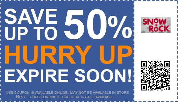 SNOW ROCK Coupons 70 Off Coupon Promo Code 2017