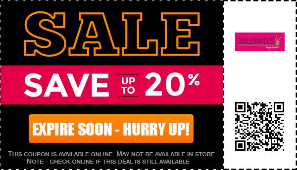 Up To 50 Off Sole Mates Coupon Promo Code For May 2018