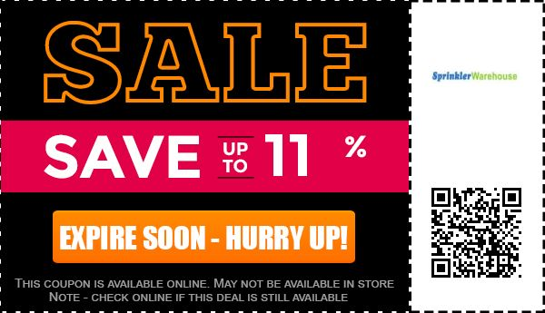 Up To 85 Off Sprinkler Warehouse Coupon Promo Code Nov 2018
