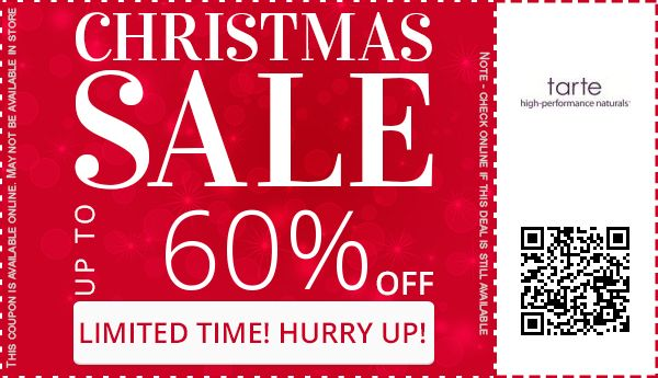 60 Off Tarte Coupons Promo Codes Free Shipping For August 2018