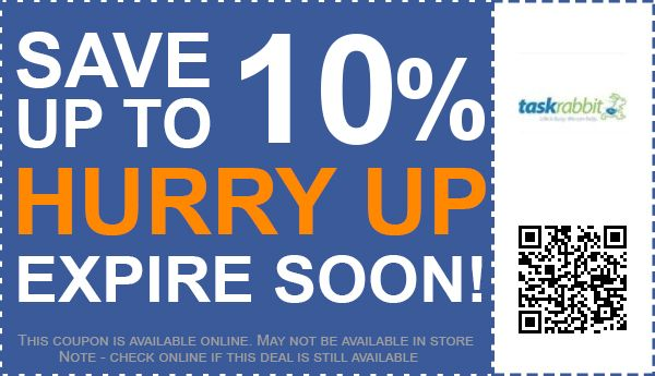 10 Off TaskRabbit Promo Codes Coupons April 2021