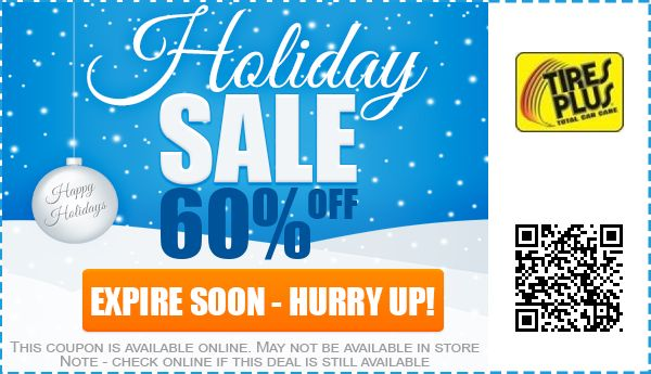 Up to $10 off Tires Plus Coupon, Promo Code for October 2018