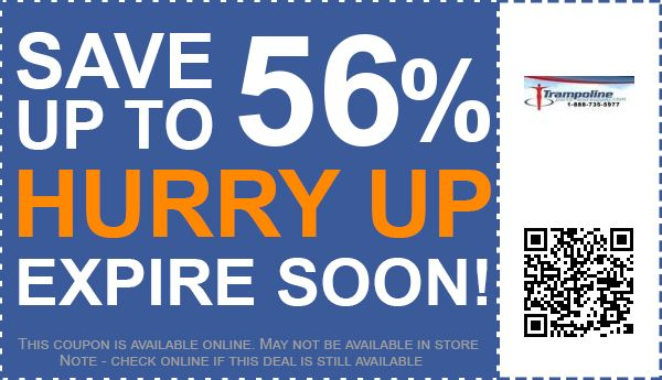 Trampoline parts and supply coupon code