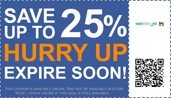 Up To 30 Off WaterFilters NET Coupon Promo Code For March 2018