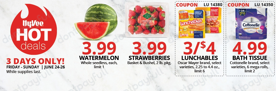 Hy-Vee Coupons (30% Discount) - Jun 2022