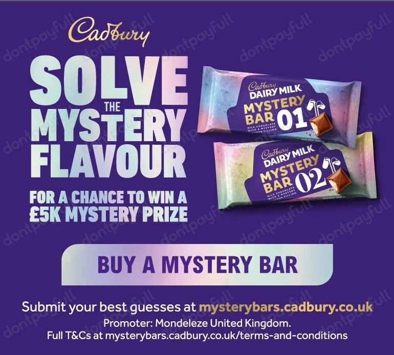 Cadbury Discount Codes (80 Discount) Jul 2022