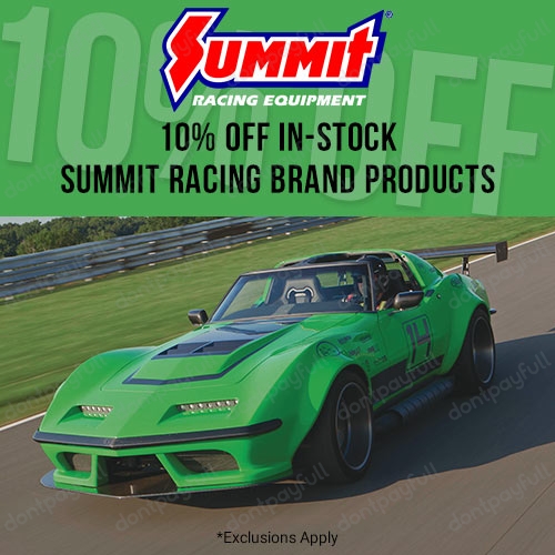 50% Off Summit Racing Coupons & Discount Codes - July 2022