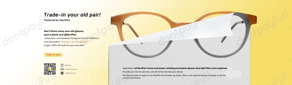 50% Off Next Pair Eyewear COUPON (10 Active) October 2023