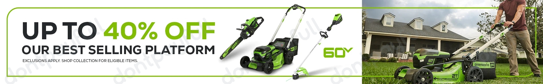 40 Off Greenworks DISCOUNT CODE October 2023