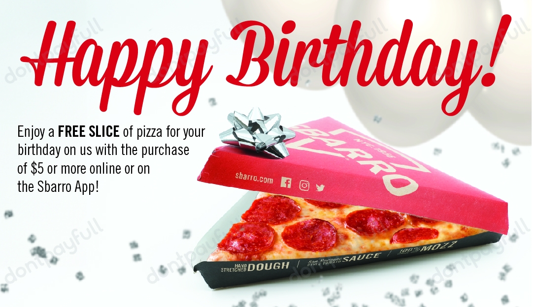 5 Off Sbarro Coupon Code Coupons May 2024