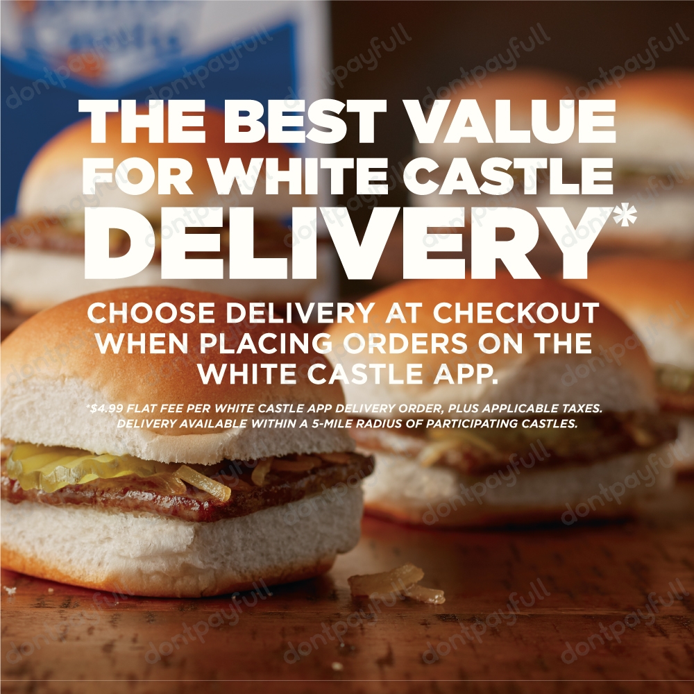 10 Off White Castle COUPON (8 ACTIVE) November 2023