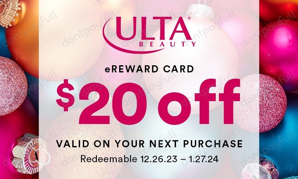 60 Off Ulta Beauty COUPON ⇨ (28 ACTIVE) January 2024