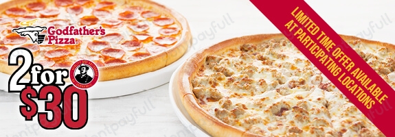 $4 Off Godfather's Pizza COUPON ⇨ January 2024