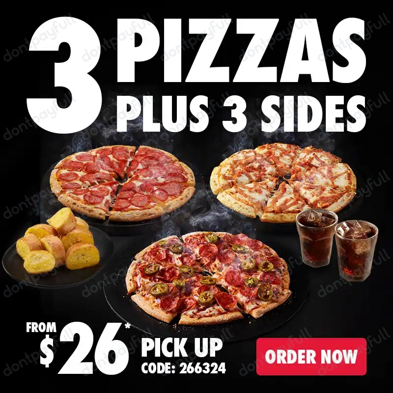 50 Off Dominos Australia Voucher (16 Active) March 2024