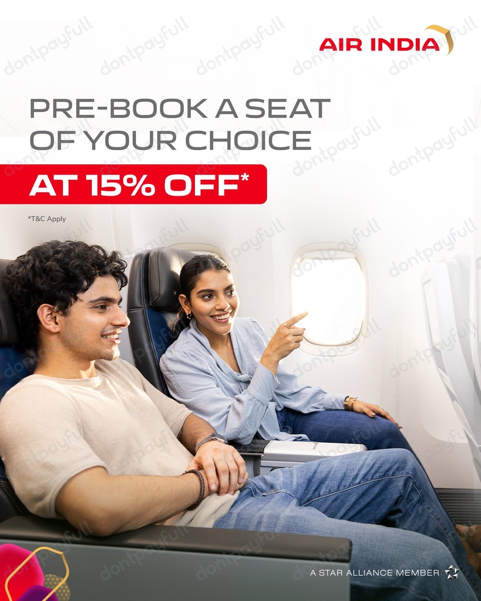 20 Off Air India Promo Code, Coupon Codes May 2024