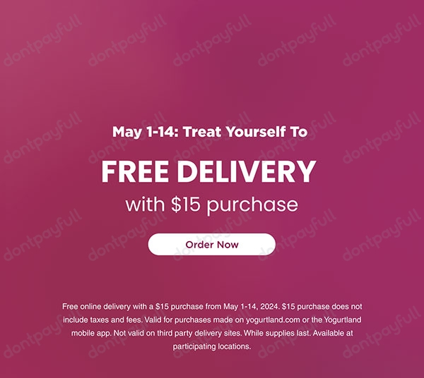 7 Yogurtland Coupons, Coupon Codes May 2024