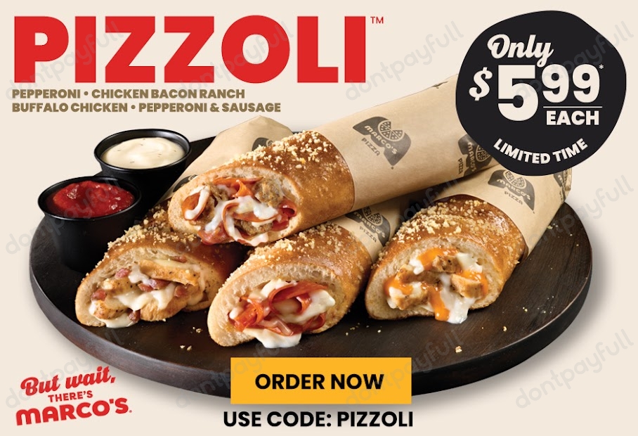 50 Off Marco S Pizza COUPON CODE May 2024