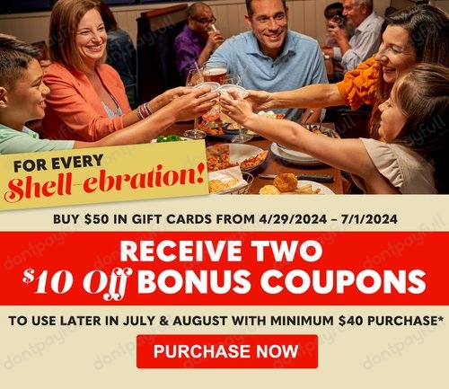 $10 Off Red Lobster Coupon, Coupon Codes - June 2024