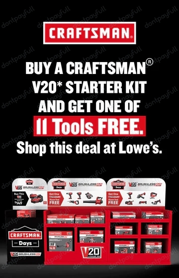 15% Off Craftsman COUPON ⇨ (15 ACTIVE) May 2024