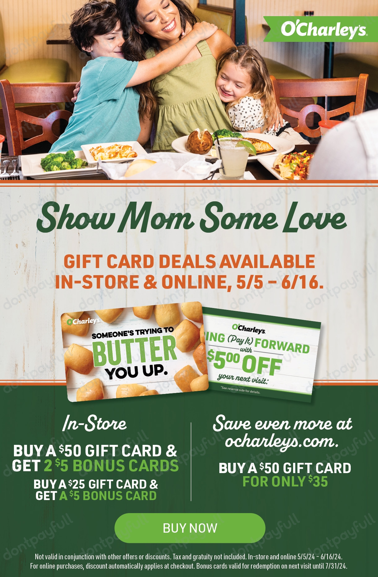 20% Off O'Charley's Inc. Promo Code, Coupons