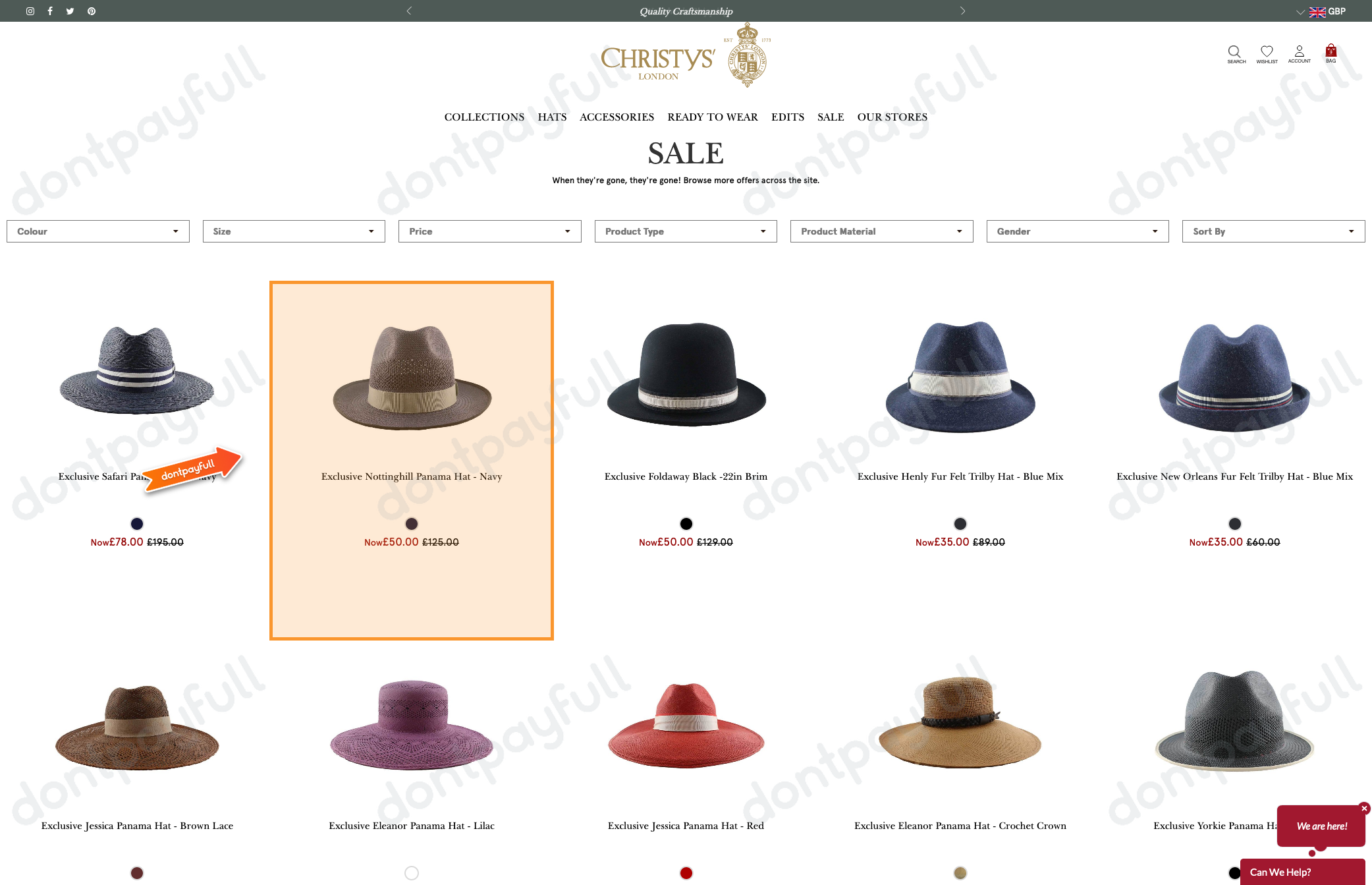 60 Off Christy's Hats DISCOUNT CODE ⇨ July 2023